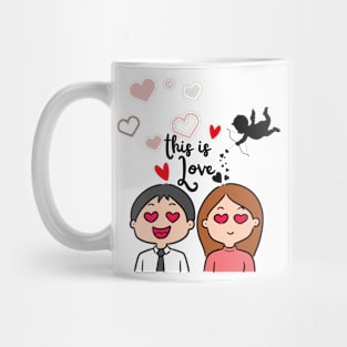 Valentines Day T-Shirt Mug